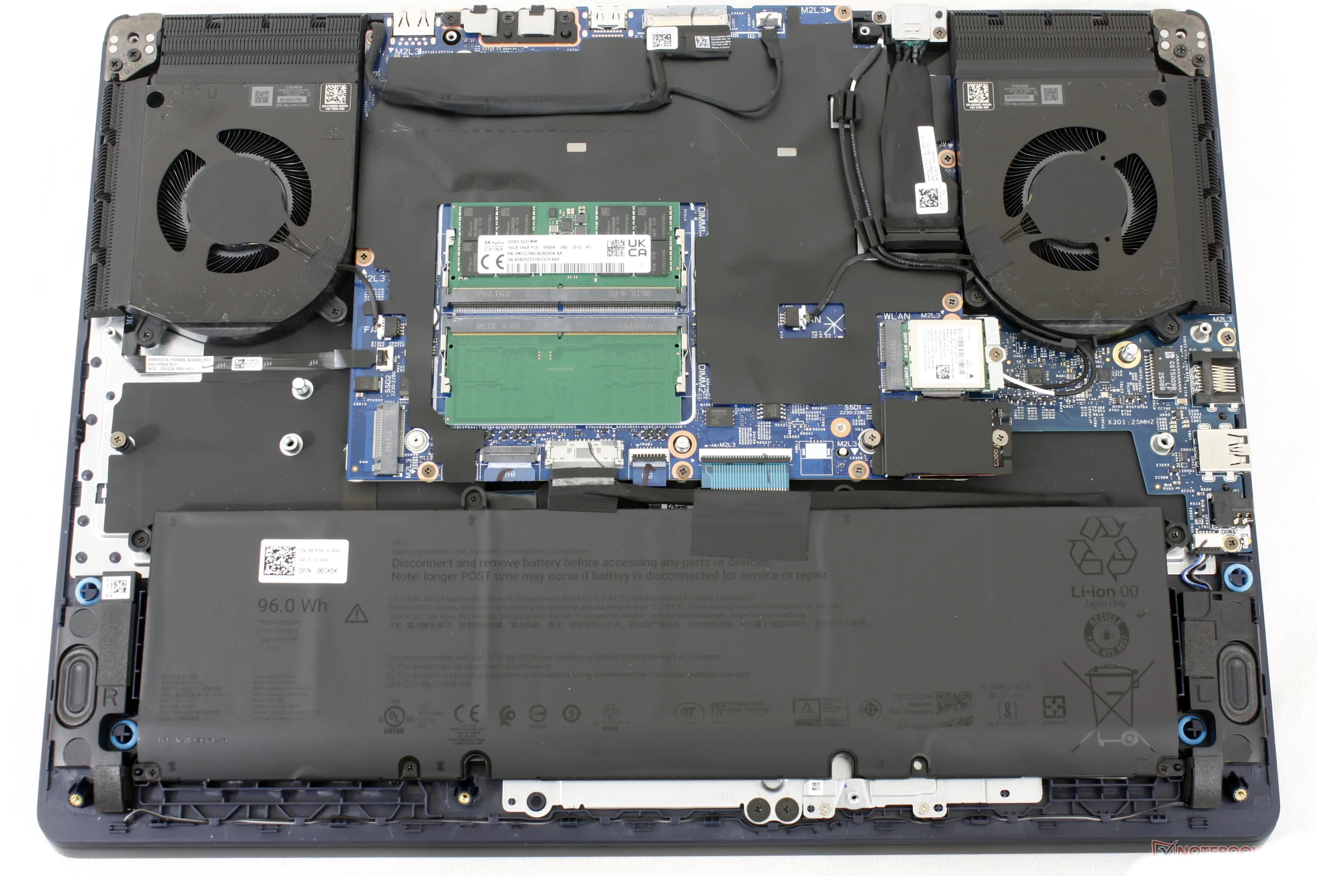 How to replace and fix Dell Alienware 16 16X Aurora AC16250 AC16251 RGB backlit US keyboard palmrest 0F0TF1 (2025 Alienware 16X Aurora)